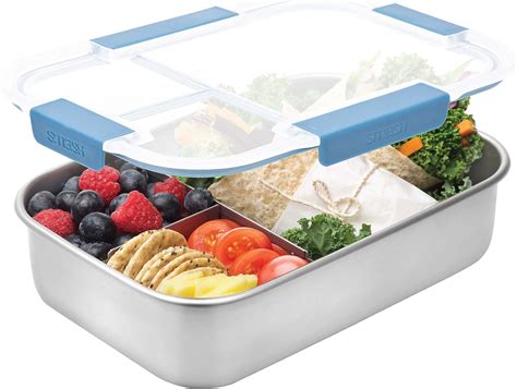 smash blue stainless steel bento box|smash bento lunch box.